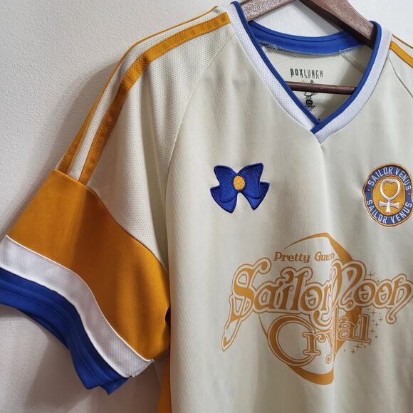 Women's Blouse - Cream and Orange - Picture 4 of 6